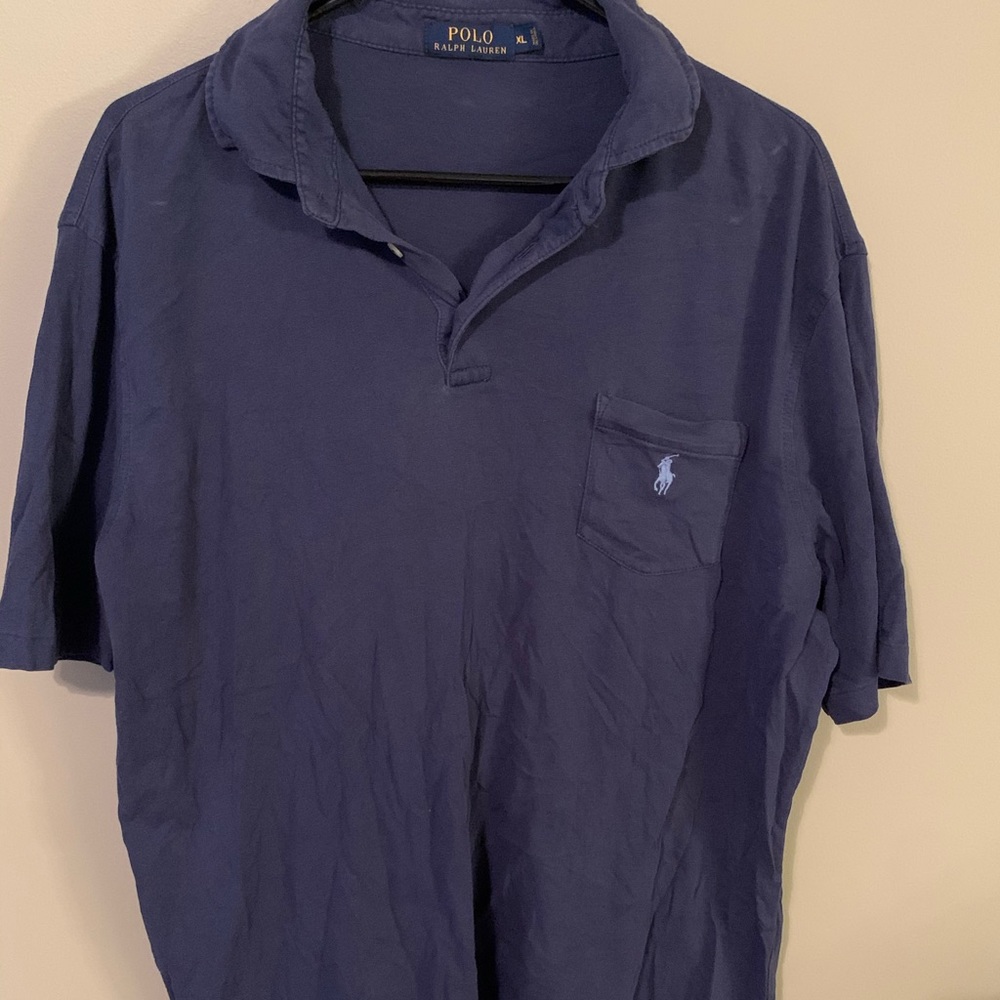 Navy blue men’s polo tee shirt Ralph Lauren
